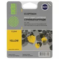 Картридж струйный Cactus CS-EPT0634 T0634 желтый (10мл) для Epson Stylus C67/C87/CX3700/CX4100/CX4700