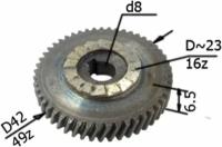Шестерня с ударным механизмом подходит для дрелей Штерн, ходовой Китай (8x42)