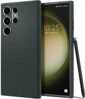 Чехол Spigen Liquid Air для Samsung Galaxy S23 Ultra (ACS05615) зеленый