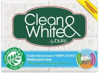 Хозяйственное мыло DURU Сlean & White универсальное 0.5 кг, 4 шт. в уп