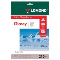 Бумага Lomond A4 Photo Paper 0102057 215 г/м² 50 лист., 50 шт., белый