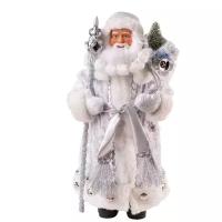 Фигурка Феникс Present Дед Мороз в серебряном костюме, 30 см