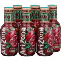 Чай AriZona Pomegranate Green Tea with Natural flavors, ПЭТ, 0.5 л, 6 шт