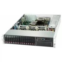 Сервер Supermicro SuperServer 2029P-C1R без процессора/16 ГБ DDR4/без накопителей/количество отсеков 2.5