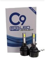 Светодиодные лампы Led HEADLIGHT C9 Super H1 6000k, 6000 lm, 36w, 8-48V, комплект 2 шт
