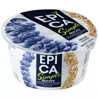 EPICA йогурт Simple Голубика-овсяные хлопья 1.5%, 130 г