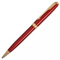 Ручка шариковая Parker модель SON13 RED GT BP F. BLK GB, красный/золотистый