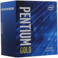 Процессор Intel Pentium Gold G5420 LGA1151 v2, 2 x 3800 МГц, BOX