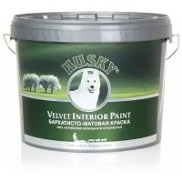 Краска акриловая HUSKY Velvet Interior Paint для стен и потолков матовая белый 9 л