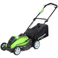 Газонокосилка greenworks 2500107 G-MAX 40V 45 cm 4-in-1