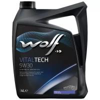 Синтетическое моторное масло Wolf Vitaltech 5W30, 4 л, 1 шт