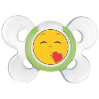 Пустышка силиконовая ортодонтическая Chicco Physio Comfort Smile 6-12 м