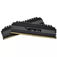 Оперативная память Patriot Memory DDR4 32Gb (2x16Gb) 3600MHz pc-28800 Viper Blackout (PVB432G360C8K)