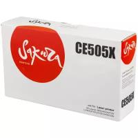 Картридж CE505X (05X) для HP, лазерный, черный, 6500 страниц, Sakura