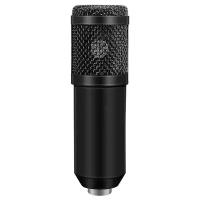 Конденсаторный микрофон BM-800, USB звуковой адаптер, стойка, поп-фильтр, ветрозащита, паук, черный