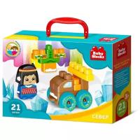 Конструктор пластиковый «Север» 21 деталь Baby Blocks