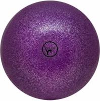 Мяч для художественной гимнастики GO DO. Диаметр 15 см. Цвет: фиолетовый с глиттером. Производство: Россия