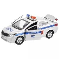 Легковой автомобиль ТЕХНОПАРК Kia Rio Полиция (RIO-POLICE) 1:32, 12 см