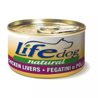 Влажный корм для собак LifeDog Naturale, куриная печень 1 уп. х 1 шт. х 90 г
