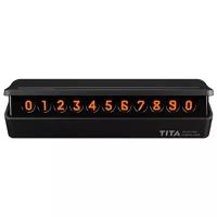 Наборная автовизитка Xiaomi TITA Temporary Parking Card black, черный