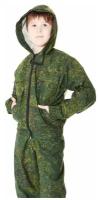 Маскхалат камуфляжный костюм цифра зеленая с противоэнцефалитной сеткой Р19