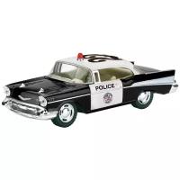 Легковой автомобиль Kinsmart 1957 Chevrolet Bel Air (KT5323W) 1:40, 12.5 см, черный/белый