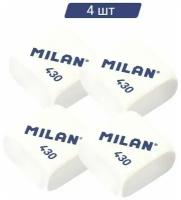 Ластик каучуковый Milan 430 (4 штуки) (цвет в ассортименте, без выбора цвета)