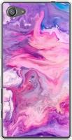 Силиконовый чехол Нежно-розовая абстракция на Sony Xperia Z5 compact / Сони Иксперия Z5 Компакт