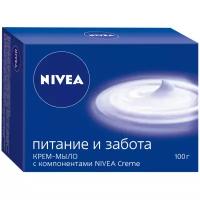 Nivea Крем-мыло кусковое Питание и Забота, 100 г