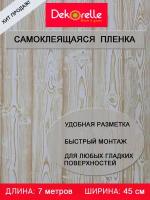 Самоклеющаяся пленка ПВХ для мебели и стен 0,45х 7м водостойкая матовая в рулоне для декора самоклеющиеся обои