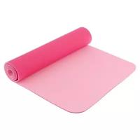 Коврик Sangh Yoga mat двухцветный, 183х61 см