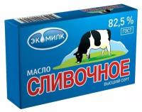 Экомилк Масло сливочное несоленое 82.5%, 180 г