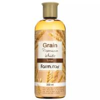 Farmstay Тонер с экстрактом ростков пшеницы Grain Premium White, 350 мл