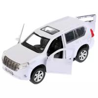 Внедорожник ТЕХНОПАРК Toyota Land Cruiser Prado 1:40, 12 см, белый