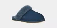 Тапочки UGG, натуральная замша, размер EU - 38, 24 см, US - 7, RU - 37, серый