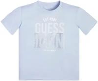 Футболка GUESS, хлопок, размер 128, фиолетовый