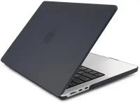 Чехол для MacBook Air 13.6 2022 2023 2024 M3 A3113 M2 A2681 Hard Shell Case черный матовый