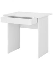 Письменный стол Милан с ящиком 76.5x74.5 см ЛДСП цвет белый