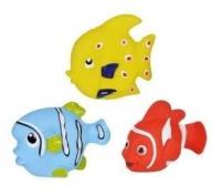 Набор резиновых игрушек для купания в ванной Жирафики Морские рыбки