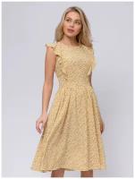 Платье 1001dress, размер 46, желтый