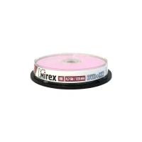 Диск DVD+RW Mirex 4,7GB, 4x, комплект 10шт, Cake Box (UL130022A4L)