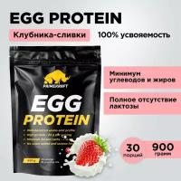 Протеин яичный PRIMEKRAFT EGG Protein Клубника-Сливки, 900 г