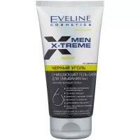 Eveline Cosmetics Очищающий гель-скраб для умывания 6 в 1 Men X-Treme Черный уголь