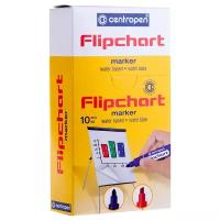 Centropen Набор маркеров Flipchart (8550) красный, 10 шт., красный