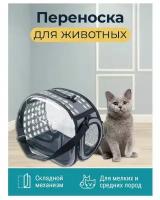 SSPODI Переноска для животных. Переноска для кошек и собак до 3 кг. Складная сумка-переноска