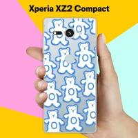 Силиконовый чехол на Sony Xperia XZ2 Compact Мишки / для Сони Иксперия Икс Зет 2 Компакт