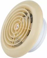 Вентилятор вытяжной для ванны MM 100/60 сверхтонкий (35мм), круглый, кремовый, с обратным клапаном Mmotors