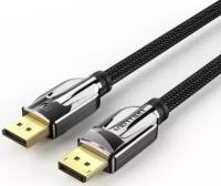 Кабель DisplayPort 2м Vention HCABH круглый черный