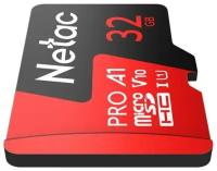 Карта памяти 32Gb MicroSD Netac P500 Extreme Pro + SD адаптер (NT02P500PRO-032G-R)