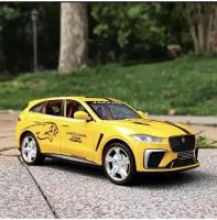 Коллекционная модель Ягуар Jaguar F-Pace 1:24 (металл, свет, звук)